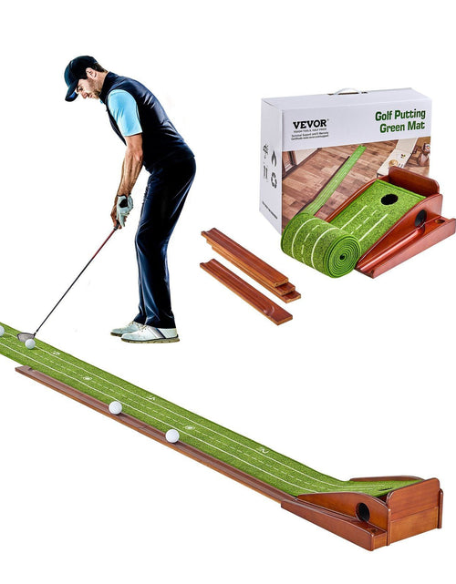 Load image into Gallery viewer, Golf Putting Mat Indoor Golf Putting Green Golf Training Practice Aid
