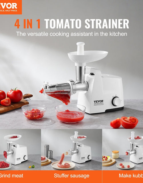 Load image into Gallery viewer, 4 LBS/Min Electric Tomato Strainer 300W Tomato Sauce Maker Machine Home

