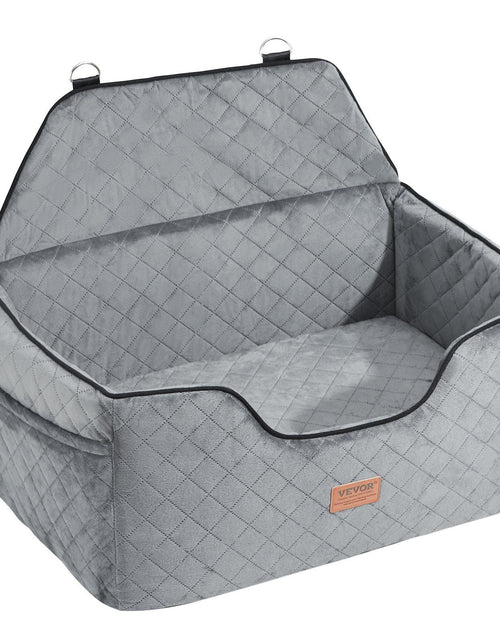 Load image into Gallery viewer, Dog Booster Car Seat Pet Car Seat for Medium Large Dog up to 55 lbs Gray
