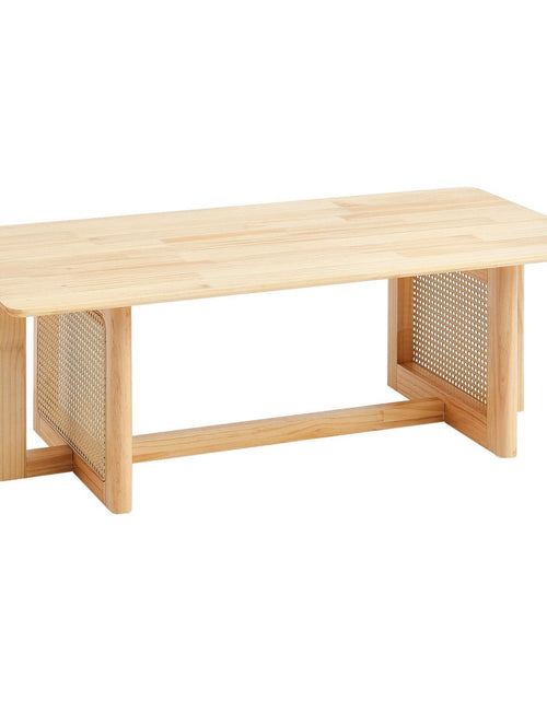 Load image into Gallery viewer, Rattan Coffee Table Rectangle Rattan Coffee Table 1-Tier for Living Room
