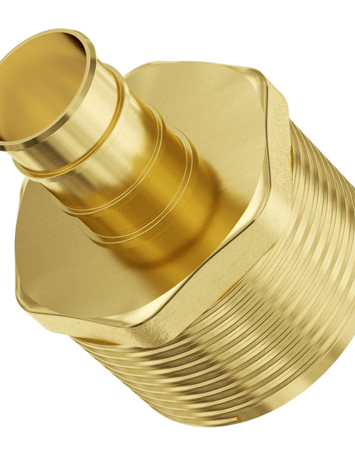 Load image into Gallery viewer, Pipe Fittings 1/2" 25PCS Brass Clamp-style 1/2 NPT External Thread for Air
