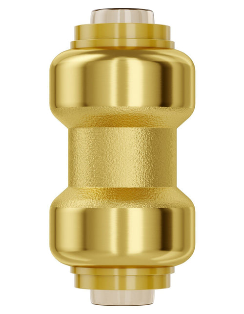 Load image into Gallery viewer, Pipe Fittings 1/2" 12PCS Brass Straight-Through Push-Fit for Air System
