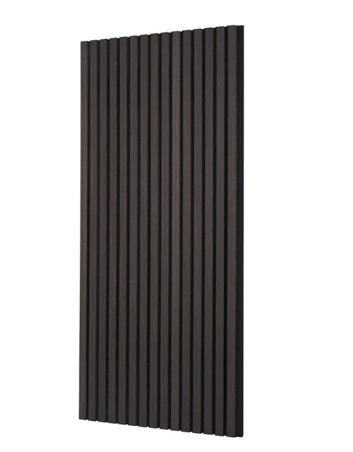Load image into Gallery viewer, Wood Slat Acoustic Panels 23.6 x 47.2 inch for Modern Wall Decor Black Oak
