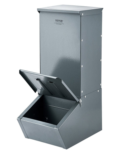 Load image into Gallery viewer, Hog Feeder 2.2 Bushel Metal Double Door Pig Feeder Feeding up to 5 Hogs
