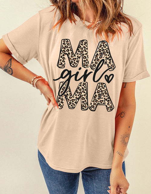 Load image into Gallery viewer, MAMA GIRL Round Neck Short Sleeve T-Shirt
