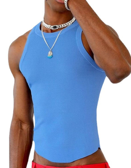 Load image into Gallery viewer, Men's Full Size Round Neck Tank Plus Size
