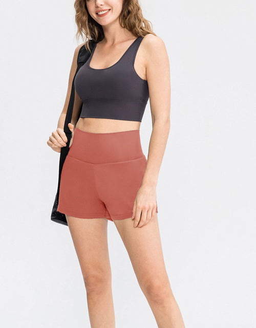 Load image into Gallery viewer, Wide Waistband Sports Shorts with Pockets
