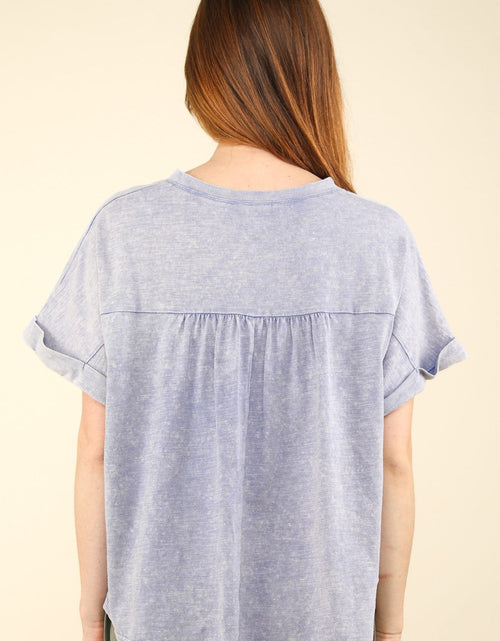 Load image into Gallery viewer, VERY J Nochted Short Sleeve Washed T-Shirt
