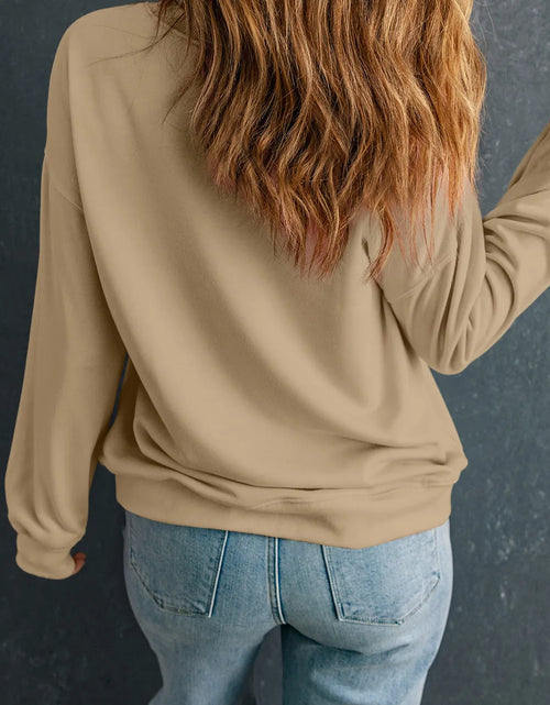 Load image into Gallery viewer, Plus Size Pumpkin Graphic Long Sleeve Sweatshirt
