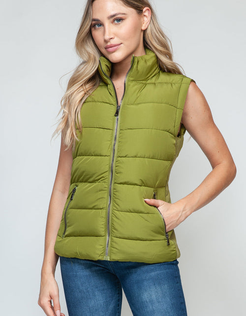 Load image into Gallery viewer, Snobbish Zip Up Turtleneck Vest with Pockets
