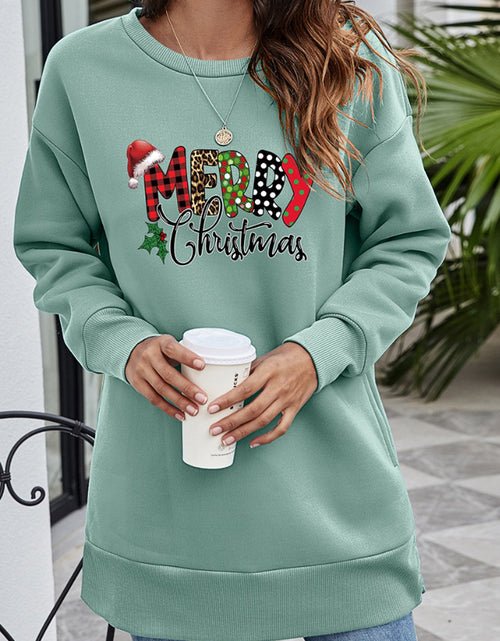 Load image into Gallery viewer, MERRY CHRISTMAS Graphic Sweatshirt

