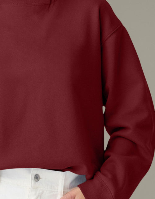 Load image into Gallery viewer, Round Neck Long Sleeve Sweatshirt
