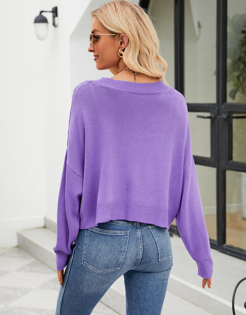 Load image into Gallery viewer, Eyelet Button Front Long Sleeve Cardigan
