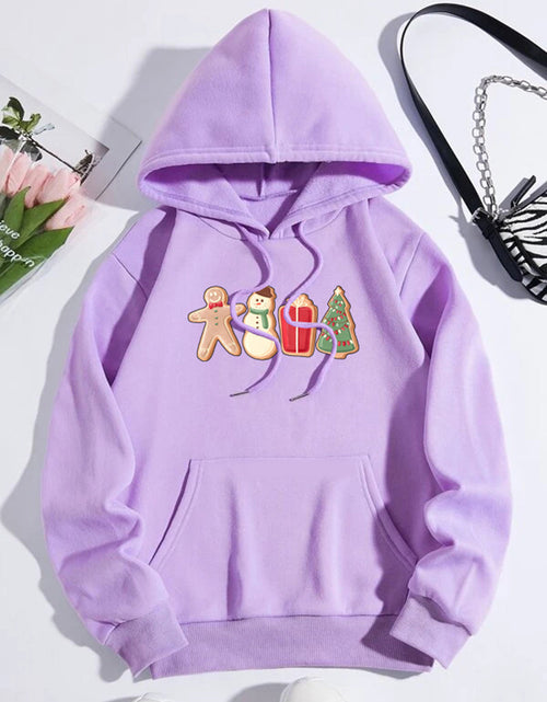 Load image into Gallery viewer, Graphic Drawstring Hoodie with Pocket
