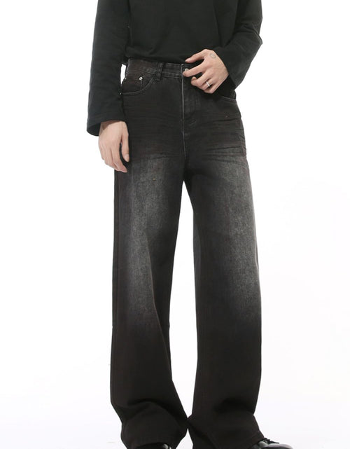 Load image into Gallery viewer, High Waist Baggy Jeans with Pockets

