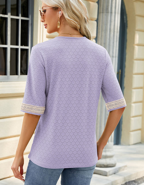 Load image into Gallery viewer, V-Neck Half Sleeve T-Shirt
