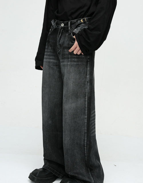 Load image into Gallery viewer, Wide Leg Jeans with Pockets
