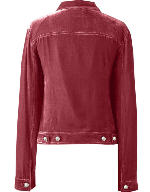 Load image into Gallery viewer, Button Up Long Sleeve Jacket with Chest Pockets
