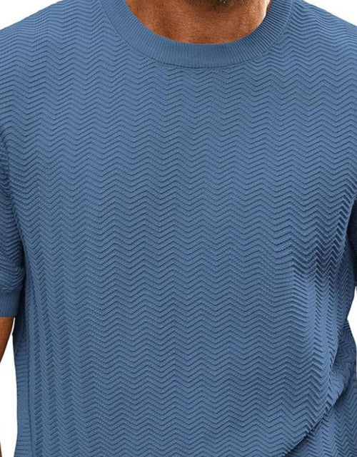 Load image into Gallery viewer, Men's Full Size Round Neck Short Sleeve T-Shirt Plus Size
