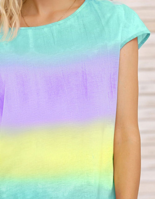 Load image into Gallery viewer, Ivy Lane Tie Dye Round Neck Short Sleeve Tee
