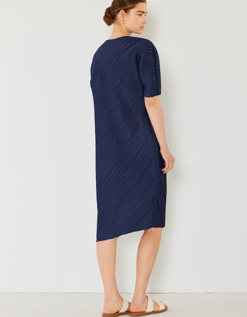 Load image into Gallery viewer, Marina West Swim Pleated Dolman Sleeve Dress
