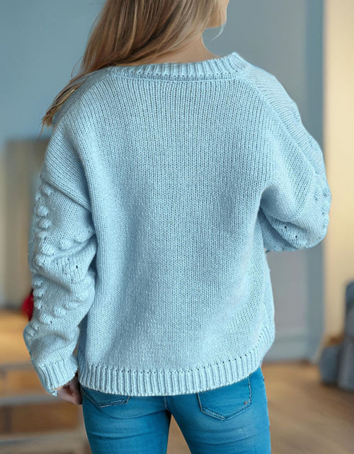 Load image into Gallery viewer, Strawberry Button Down Long Sleeve Cardigan
