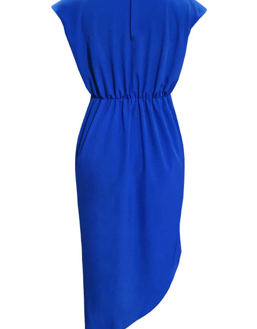 Load image into Gallery viewer, Round Neck Cap Sleeve Dress
