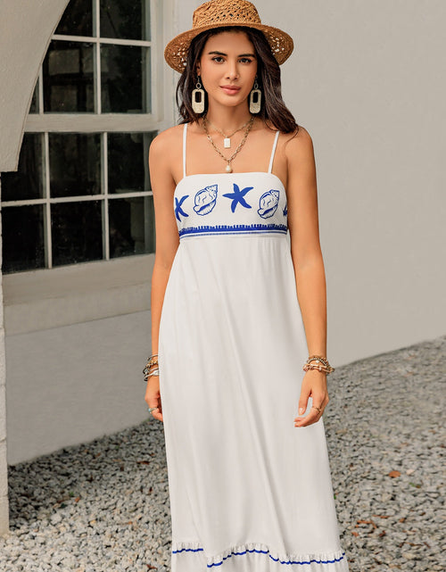 Load image into Gallery viewer, Printed Square Neck Maxi Cami Dress
