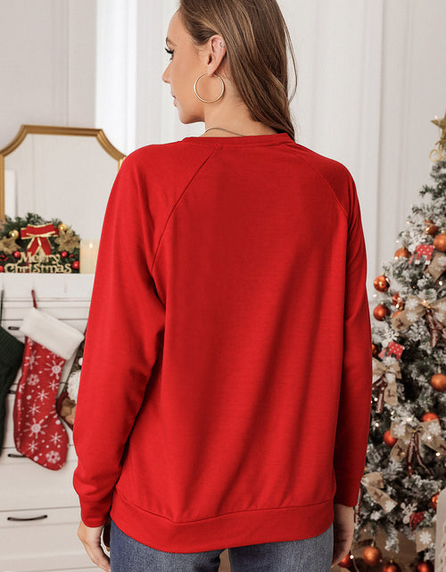 Load image into Gallery viewer, Round Neck Long Sleeve Sweatshirt
