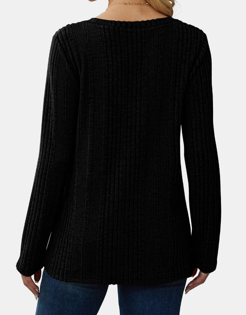 Load image into Gallery viewer, V-Neck Long Sleeve T-Shirt
