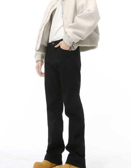 Load image into Gallery viewer, Side Zipper Slim Jeans
