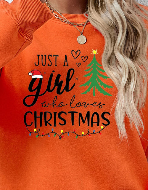 Load image into Gallery viewer, Letter Graphic Round Neck Sweatshirt
