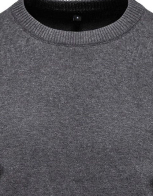 Load image into Gallery viewer, Men's Round Neck Long Sleeve Sweater
