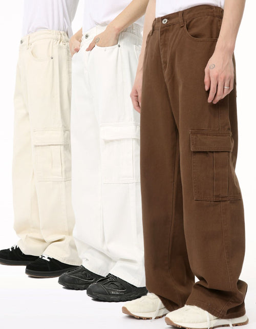 Load image into Gallery viewer, Hight Rise Wide Leg Cargo Pants
