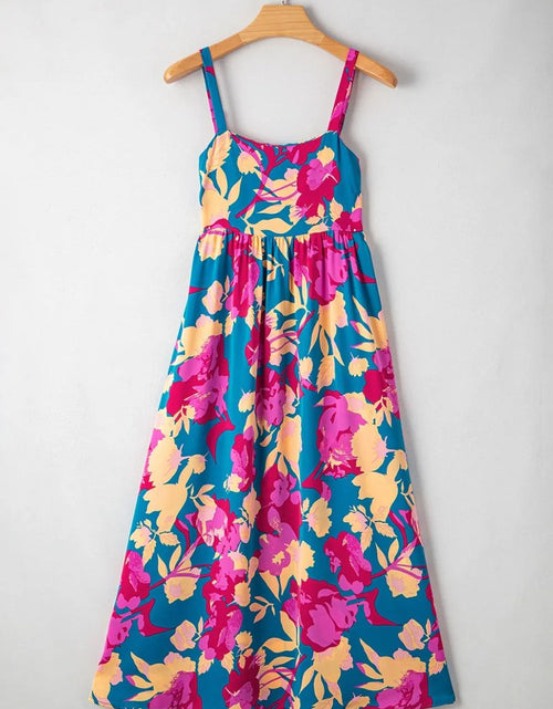 Load image into Gallery viewer, Floral Square Neck Cami Dress with Pockets
