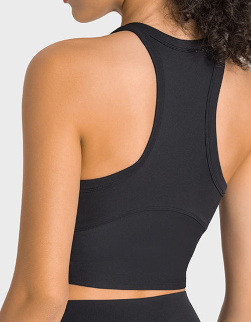 Load image into Gallery viewer, Millennia Racerback Cropped Sports Tank
