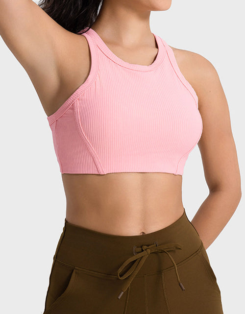 Load image into Gallery viewer, Millennia Wide Strap Cropped Sport Tank
