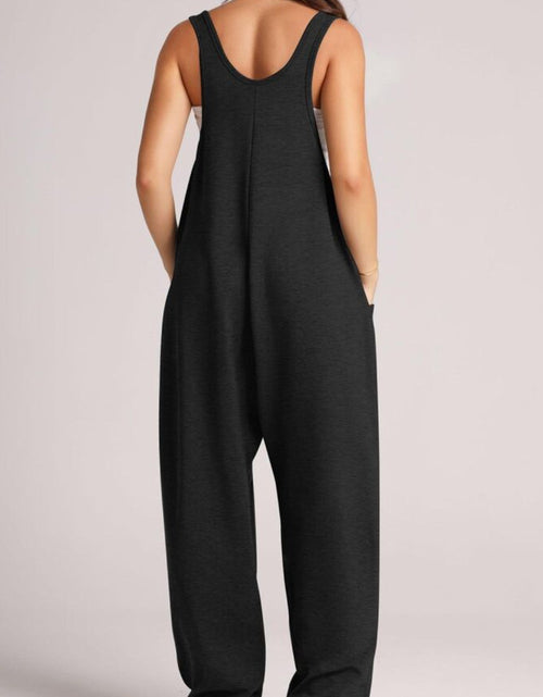 Load image into Gallery viewer, Lovelet V-Neck Wide Strap Overalls
