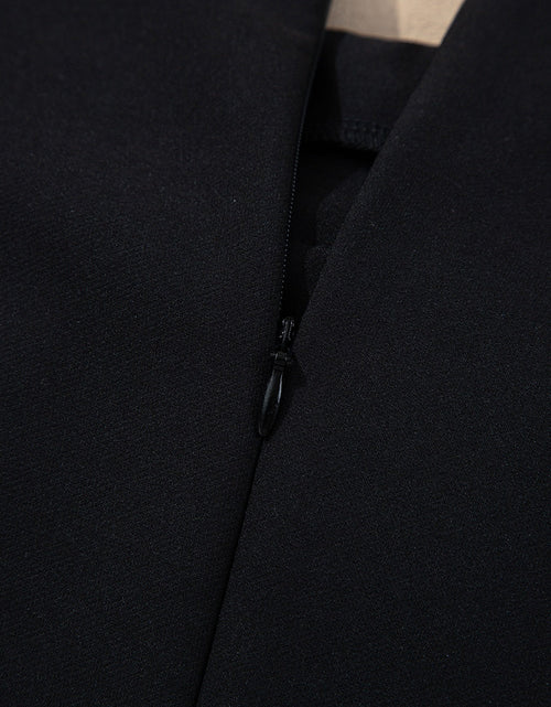 Load image into Gallery viewer, Bow Contrast Sleeveless Mini Dress
