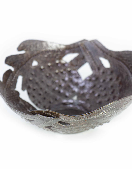 Load image into Gallery viewer, Fruit on Vine Haitian Metal Drum Votive by Global Crafts Wholesale
