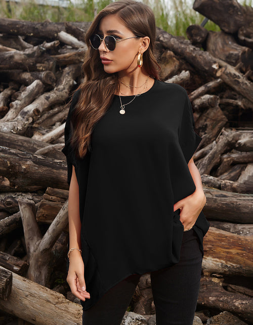 Load image into Gallery viewer, Perfee Round Neck Short Sleeve T-Shirt
