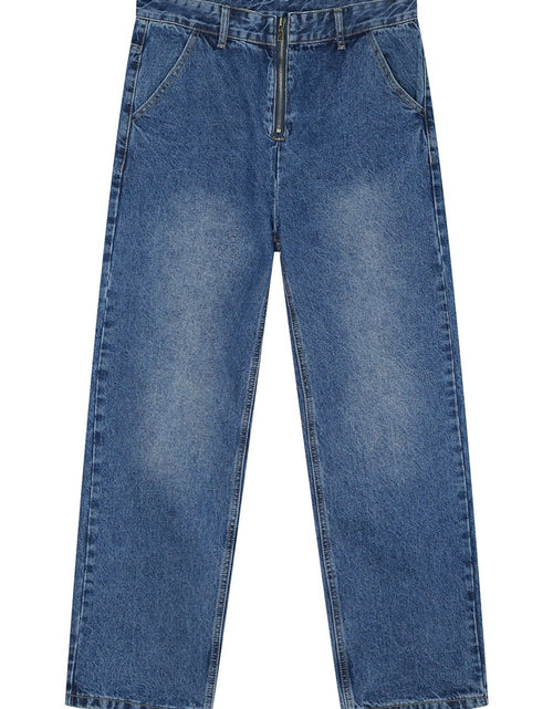 Load image into Gallery viewer, Mid Rise Baggy Jeans with Pockets
