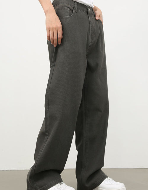 Load image into Gallery viewer, Men's Half Elastic Waist Jeans with Pockets
