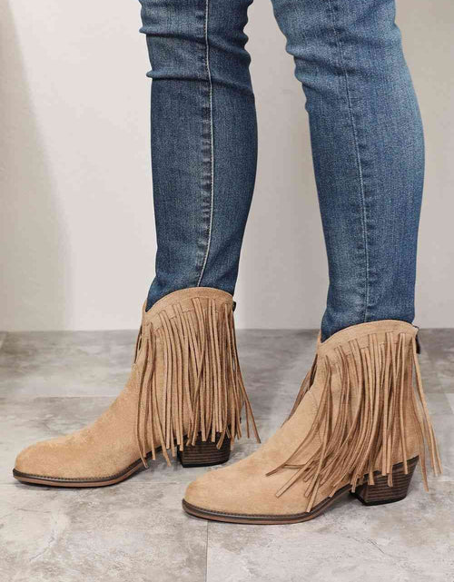 Load image into Gallery viewer, Legend Women's Fringe Cowboy Western Ankle Boots
