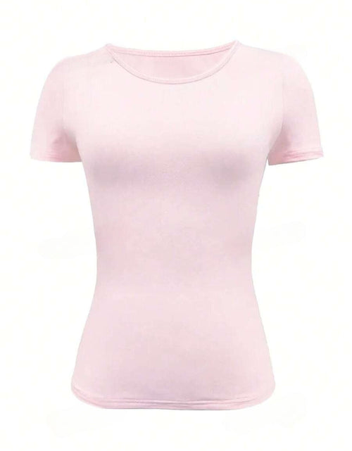 Load image into Gallery viewer, Round Neck Short Sleeve T-Shirt
