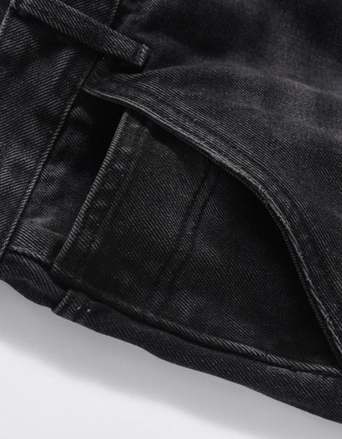 Load image into Gallery viewer, Men's Full Size Washed Straight Leg Jeans Plus Size
