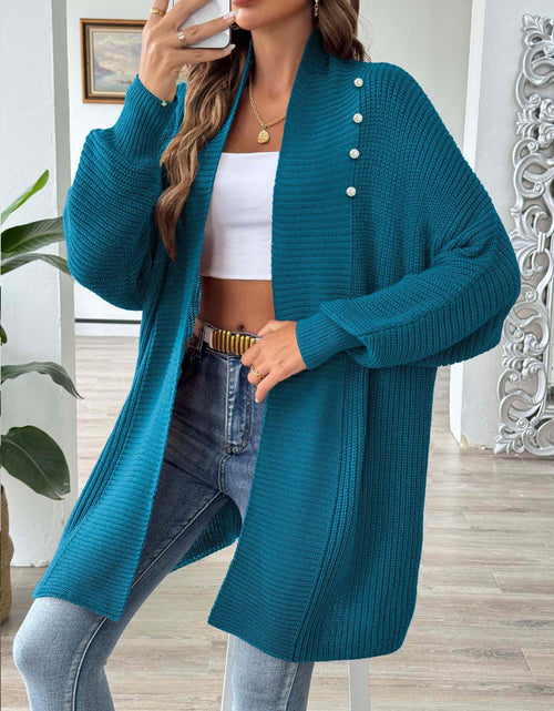 Load image into Gallery viewer, Open Front Long Sleeve Cardigan
