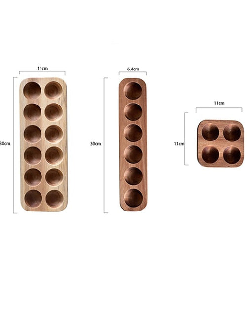Load image into Gallery viewer, Japanese style Wooden Double Row Egg Storage by Blak Hom
