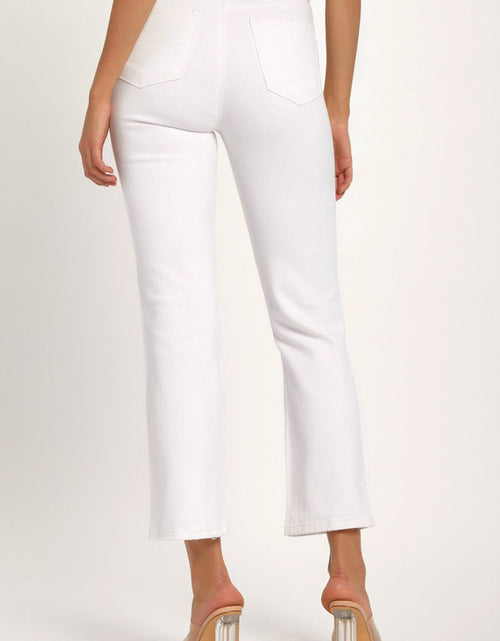 Load image into Gallery viewer, RISEN Full Size Distressed Cropped Straight Jeans
