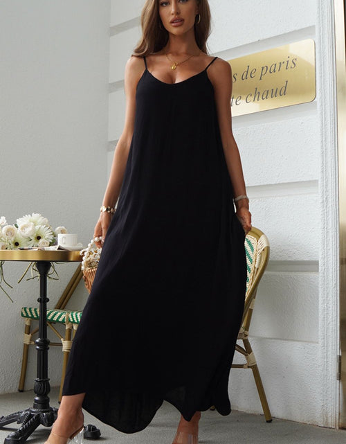 Load image into Gallery viewer, Devine Spaghetti Strap Maxi Dress
